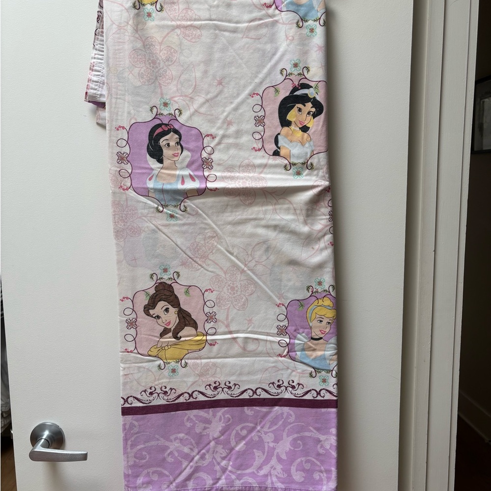Vintage Disney Princess sheet with Purple Accents